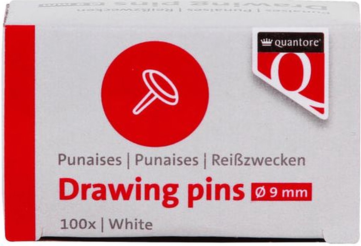 Punaises Quantore 100 stuks wit | 20 stuks